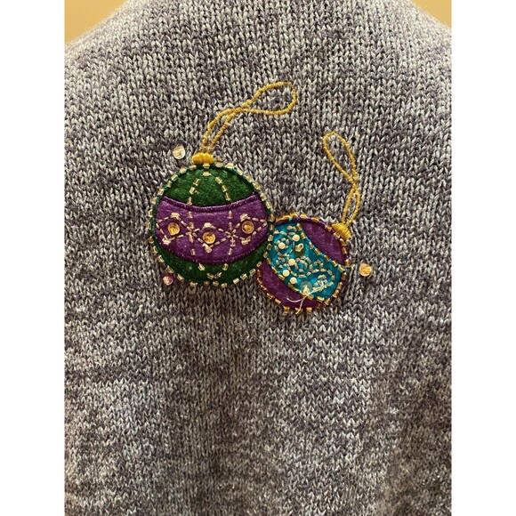 White Stag Christmas  Sweater Vest Vintage Look Size 18W - 20W Blue w/ Snowman - Picture 7 of 11